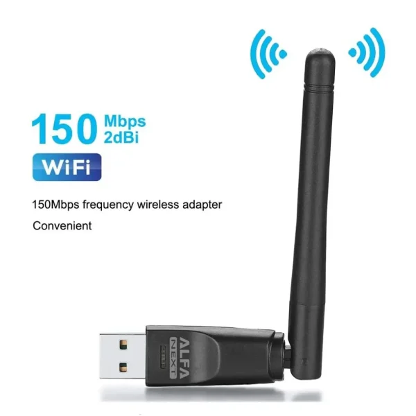Alfa WiFi USB W114 3dBi RTL 8188 Antenna Adapter - Faster Internet - Image 3