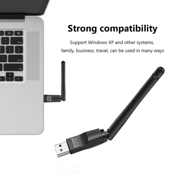 Alfa WiFi USB W114 3dBi RTL 8188 Antenna Adapter - Faster Internet - Image 7