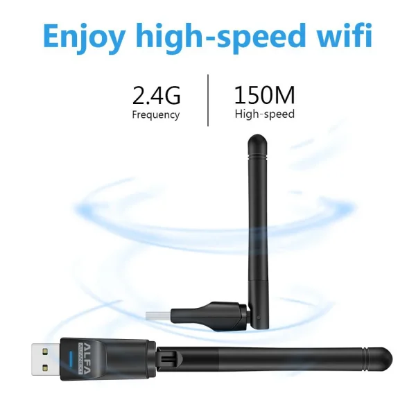 Alfa WiFi USB W114 3dBi RTL 8188 Antenna Adapter - Faster Internet - Image 4